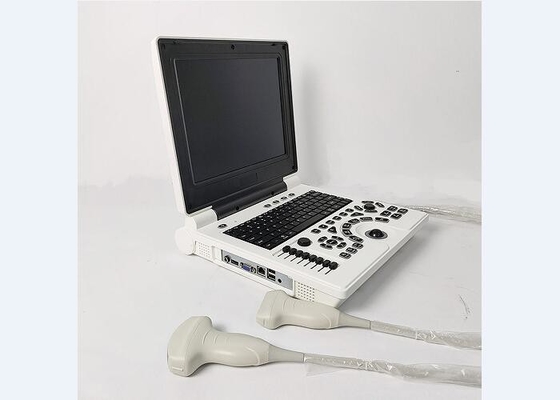 Draagbare laptop handheld blaasscanner kleuren-echografiesysteem met 2 sondeconnectoren