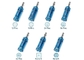 6 Snelheden Voor commerciële huishoudelijke Micro Derma Pen met titanium roestvrij en automatische stopfunctie