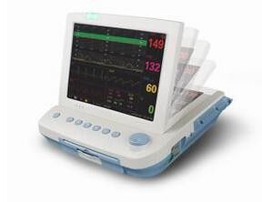Het ziekenhuismoeder/Foetale Multiparameter Geduldige Monitor met het Scherm 6 of 9 Parameters van 12,1 duimtft