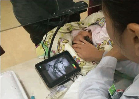 Draagbare Economische Infrarode Adervinder die ongeveer 10mm Diepte ontdekken van Beschikbare Aderkarretje