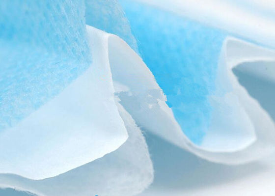 Wave Blue eenmalig gezichtsmasker PPE voor COVID-19