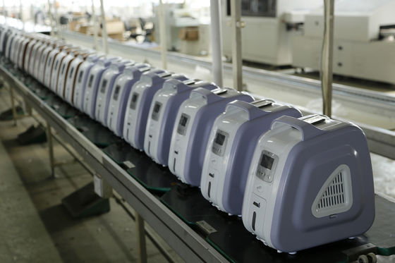 Stroomtarief 1 Luchtbevochtiger van de de Zuurstofconcentrator van ~ 3L de Draagbare met het Systeemhepa Filter van het Hittesaldo