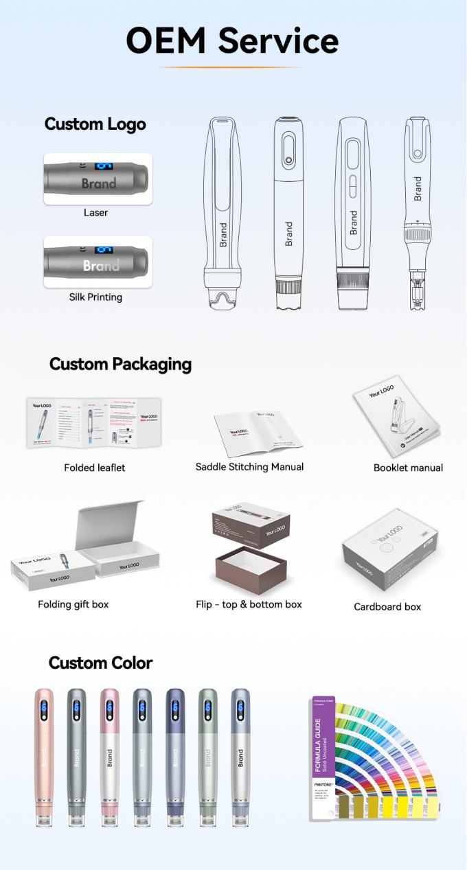 Nieuwe Aankomst Hydra Pen H5 Mesotherapie Serum Applicator Schoonheid Huidverzorging Bio Exosoom Derma Microneedling Pen 8